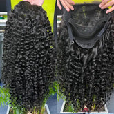 10A Custom HD/Transparent Closure Raw Hair Wig Deep Wave