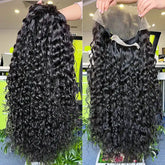 10A Custom HD/Transparent Frontal Raw Hair Wig Water Wave