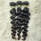 15A Raw Single Donor Virgin Hair Weaving Loose Wave