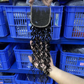 4x4 HD/ Transparent Closure Water Wave