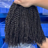 10A Raw Cambodian Virgin Hair Weaving Kinky Curly