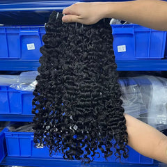 10A cheveux vierges cambodgiens crus tissant la boucle bohème