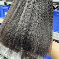 10A Raw Cambodian Virgin Hair Weaving Kinky Straight
