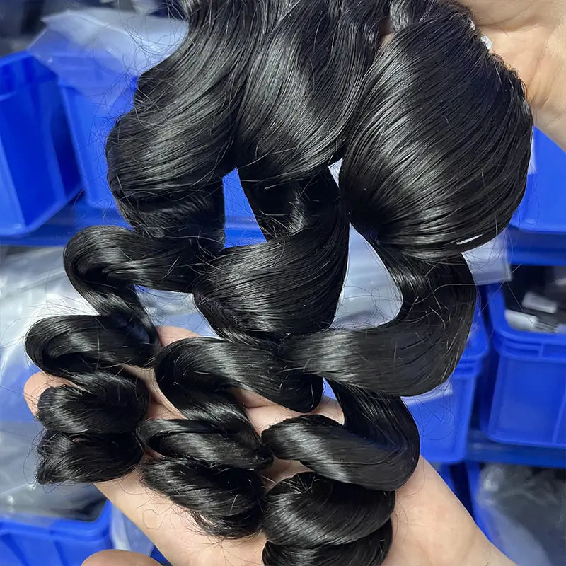 10A cheveux vierges cambodgiens crus tissant la vague lâche