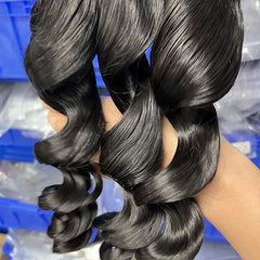 10A Raw Cambodian Virgin Hair Weaving Loose Wave