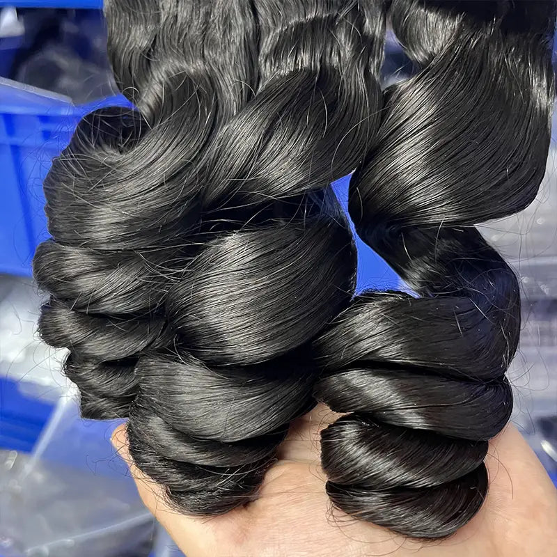 10A cheveux vierges cambodgiens crus tissant la vague lâche