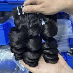 10A cheveux vierges cambodgiens crus tissant la vague lâche