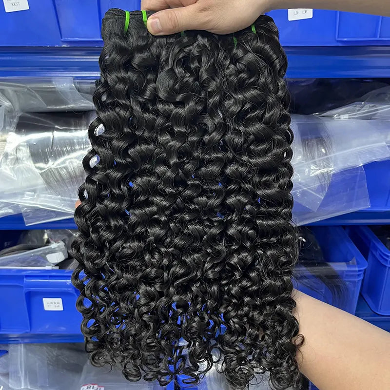 Vague d'eau de tissage de cheveux vierges vietnamiens crus 12A