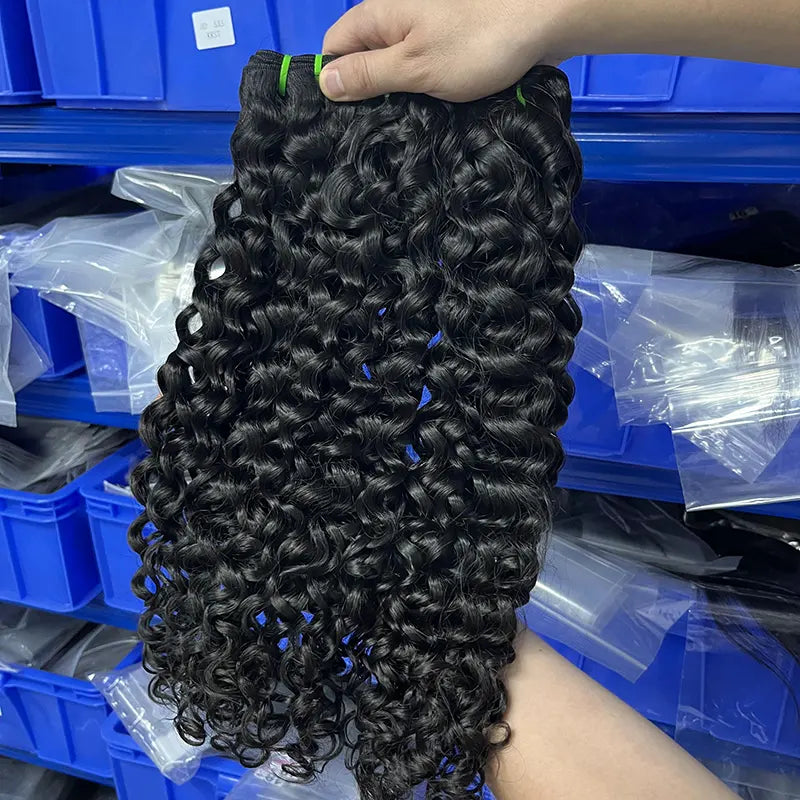 Vague d'eau de tissage de cheveux vierges vietnamiens crus 12A