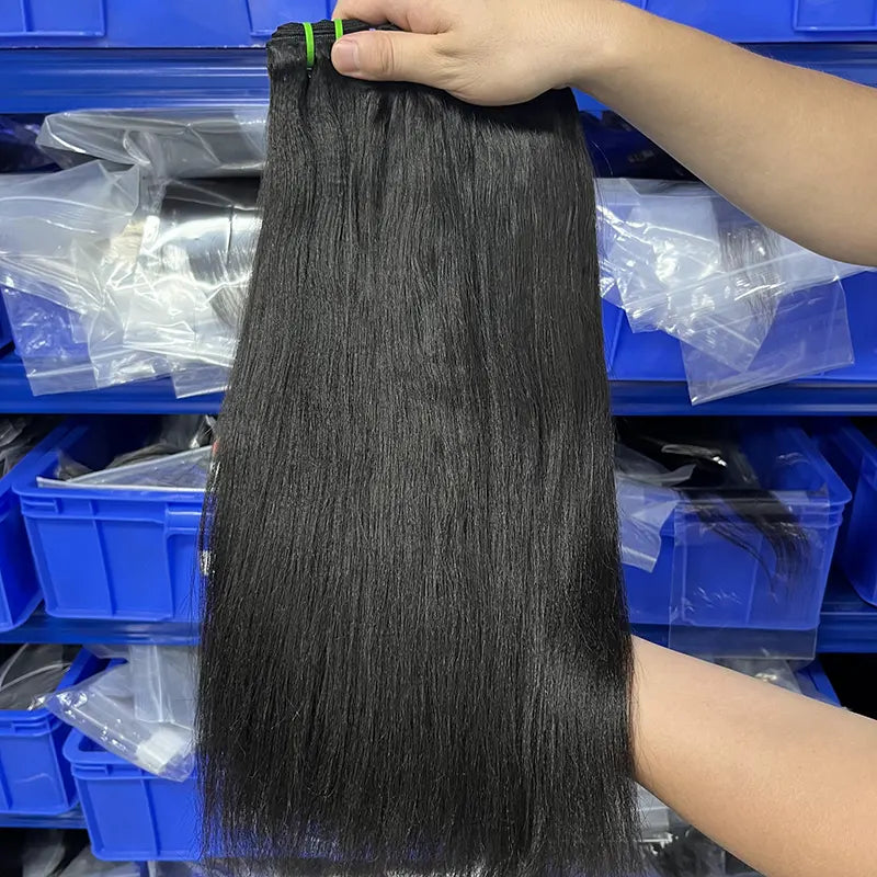 Yaki de tissage de cheveux vierges vietnamiens crus 12A