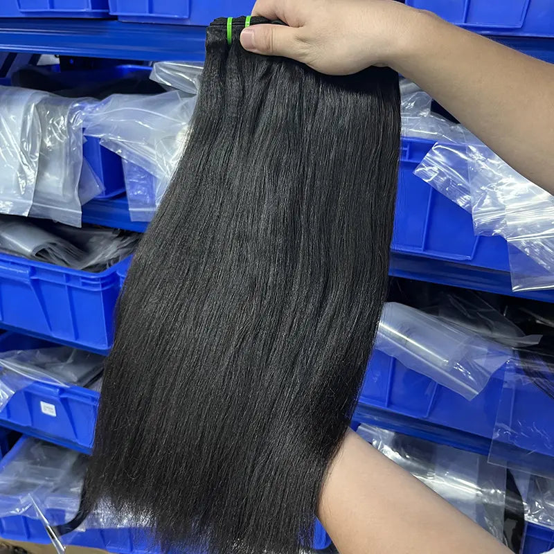 12A Raw Vietnamese Virgin Hair Weaving Yaki