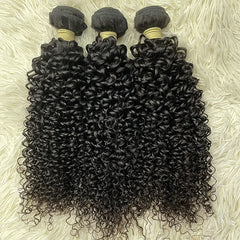 Tissage de cheveux vierges bruts à donneur unique 15A, bouclés