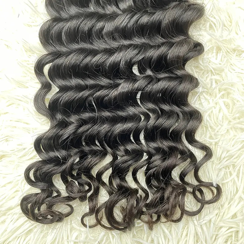 15A Single Donor Raw Hair Weaving Loose Deep