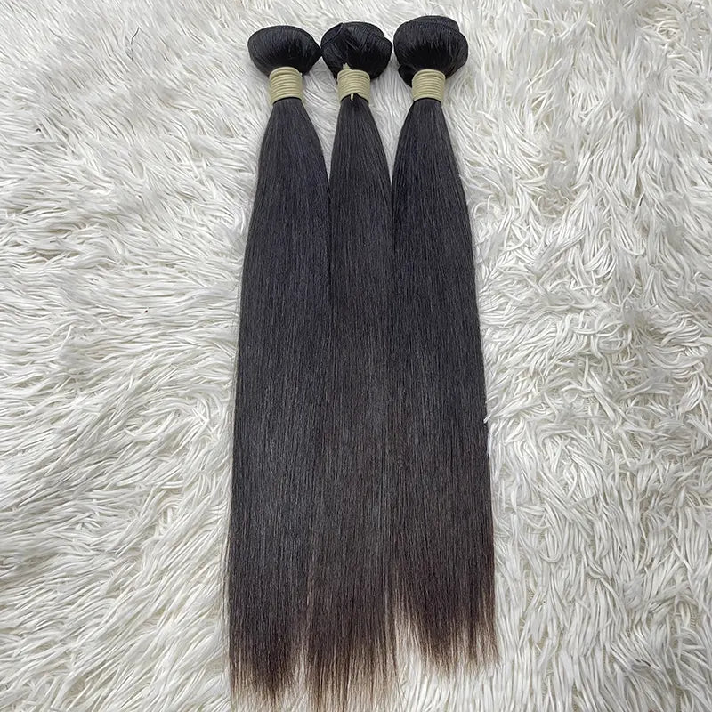 15A Single Donor Raw Hair Weaving Straight