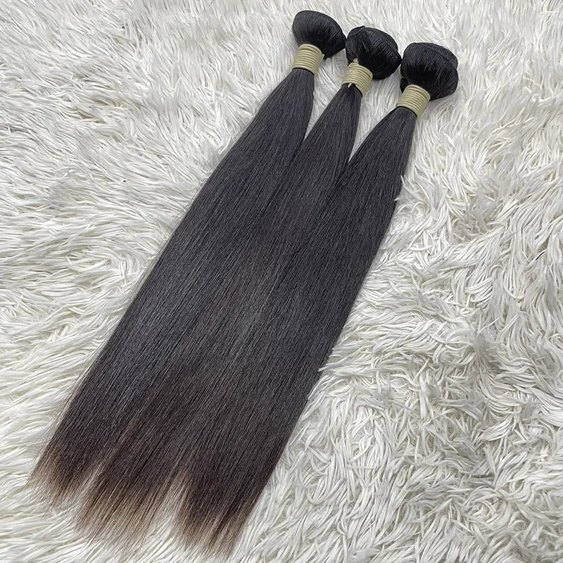 15A Single Donor Raw Hair Weaving Straight