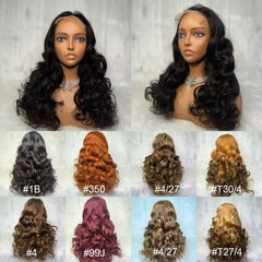 Perruque en cheveux bruts avec double tirage 5X5/ 13x4 boucles rebondissantes