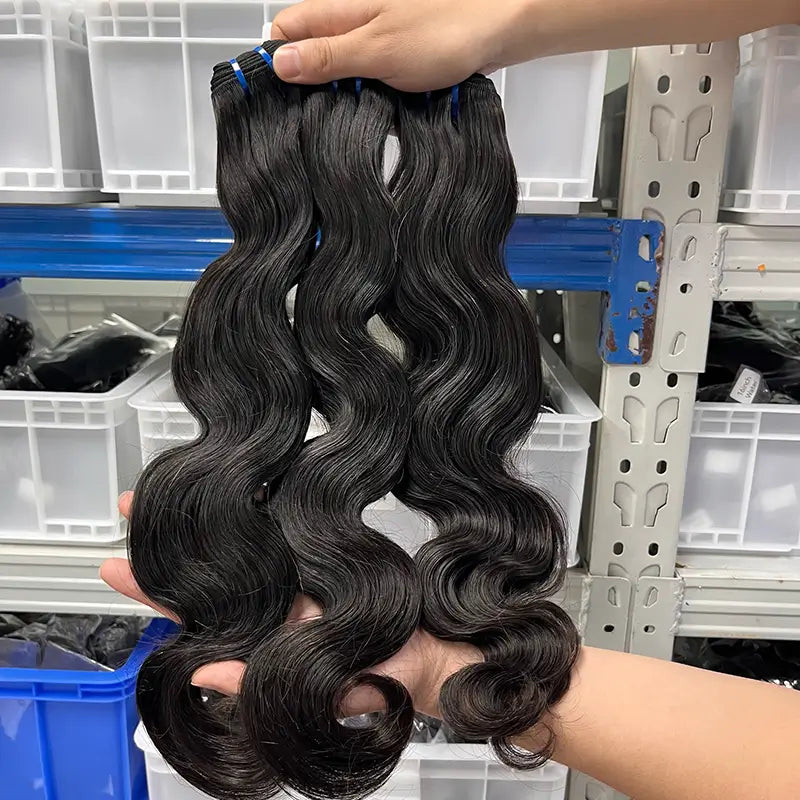 9A Raw Burmese Virgin Hair Weaving Body Wave