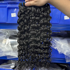 Tissage de cheveux vierges birmans bruts 9A, bouclés, birmans