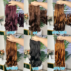 Cheveux tissés bruts 9A à double tirage bouclés et rebondissants