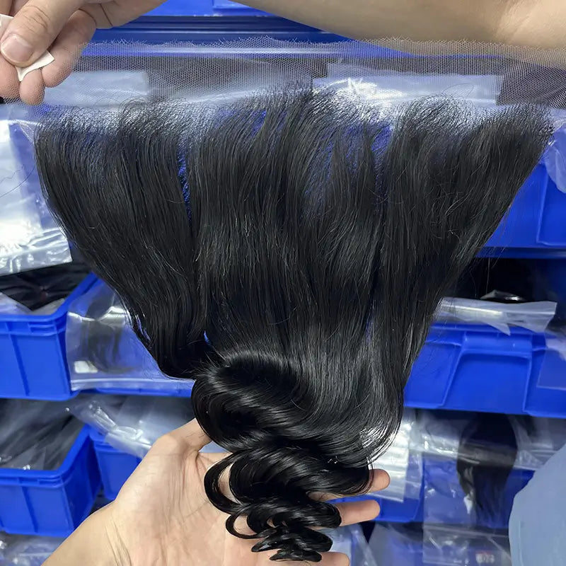 Transparent Lace Closure & Frontal Loose Wave