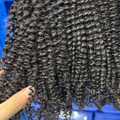 10A Raw Cambodian Virgin Hair Weaving Kinky Curly